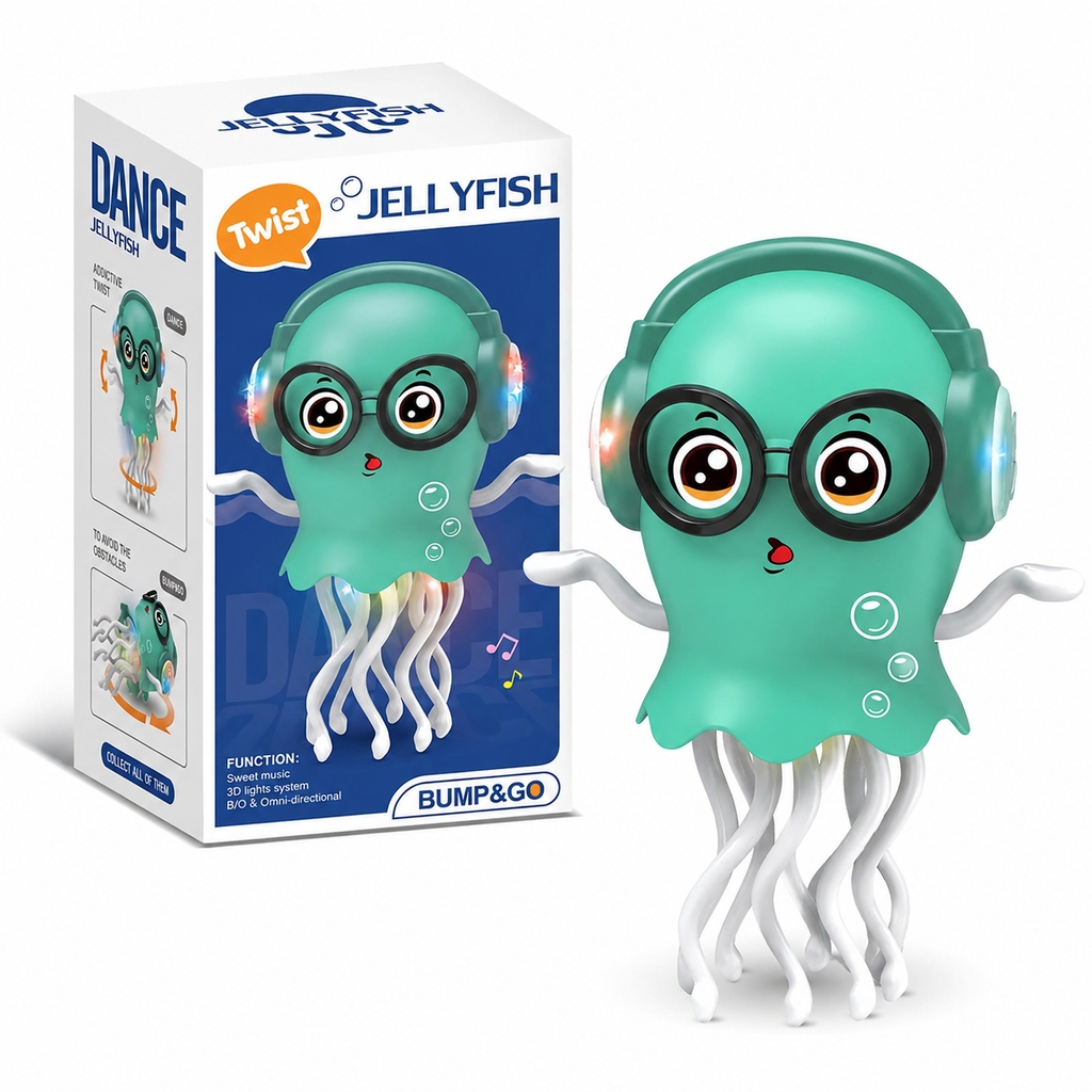 Twist - Jellyfish Musical Bump & Go Toy