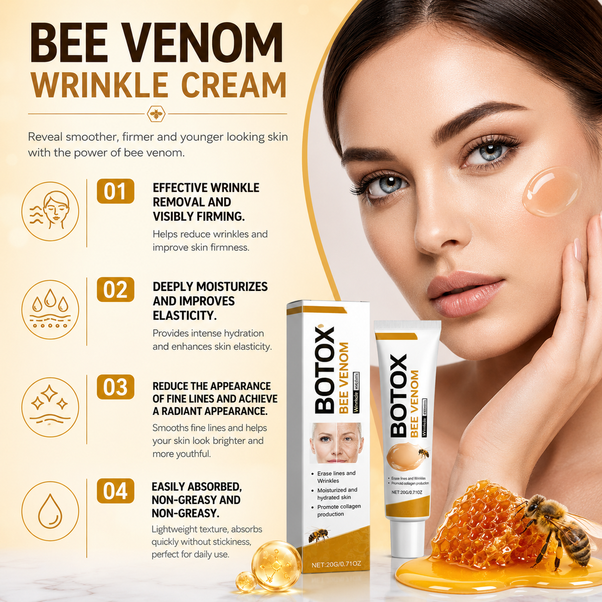 Bee Venom Botox Wrinkle Cream