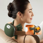 Bionic Heated Neck & Back Massager – 4D Deep Tissue Shiatsu Massage (Green)