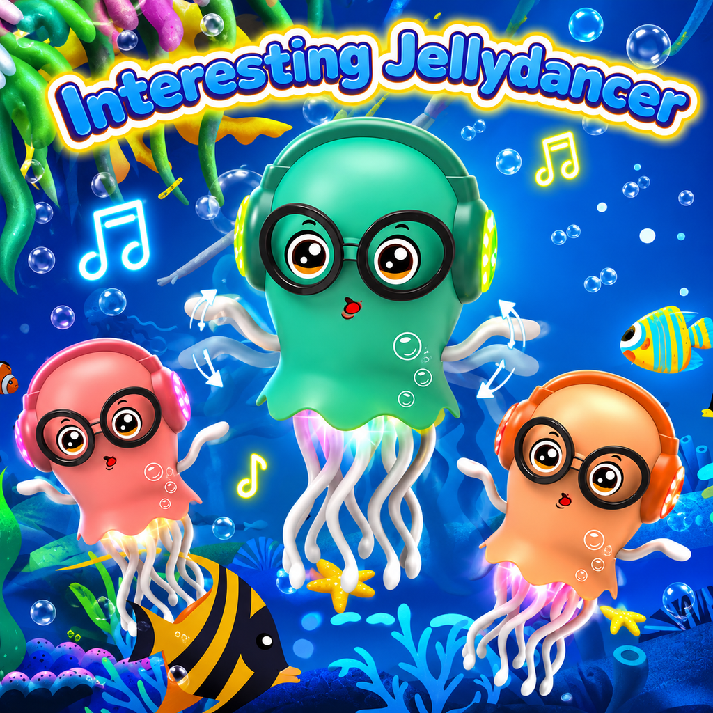 Twist - Jellyfish Musical Bump & Go Toy