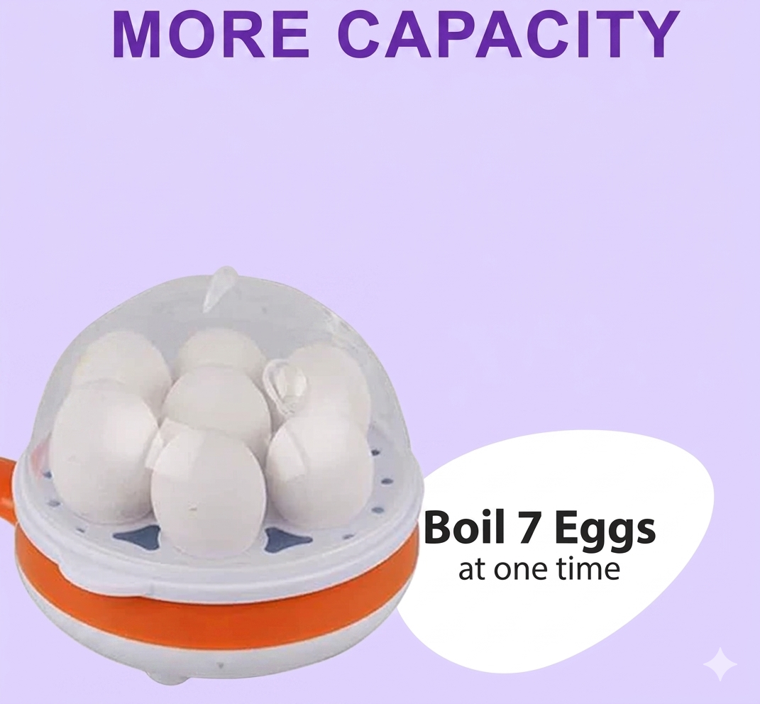 Electric Frying Pan & Egg Boiler Heater