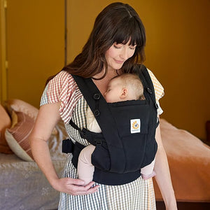 Ergobaby Omni 360 Baby Carrier – All Position Carrier with Lumbar Support (Pure Black)