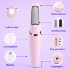 Electric Pedicure Foot File Callus Remover – Rechargeable Foot Care Tool