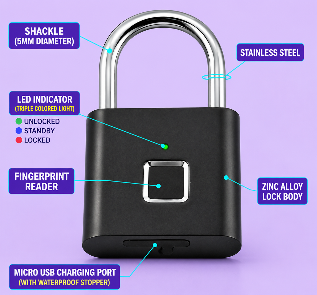Fingerprint Padlock