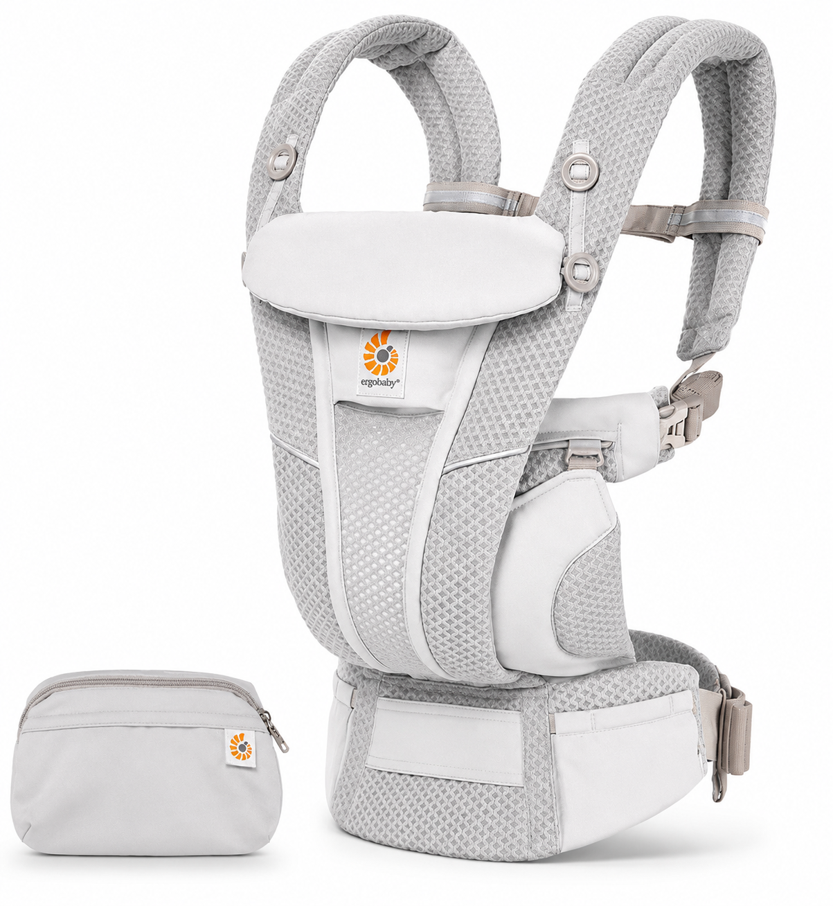 Ergobaby Baby Carrier – SoftFlex Mesh Comfort Carrier (Pearl Grey)