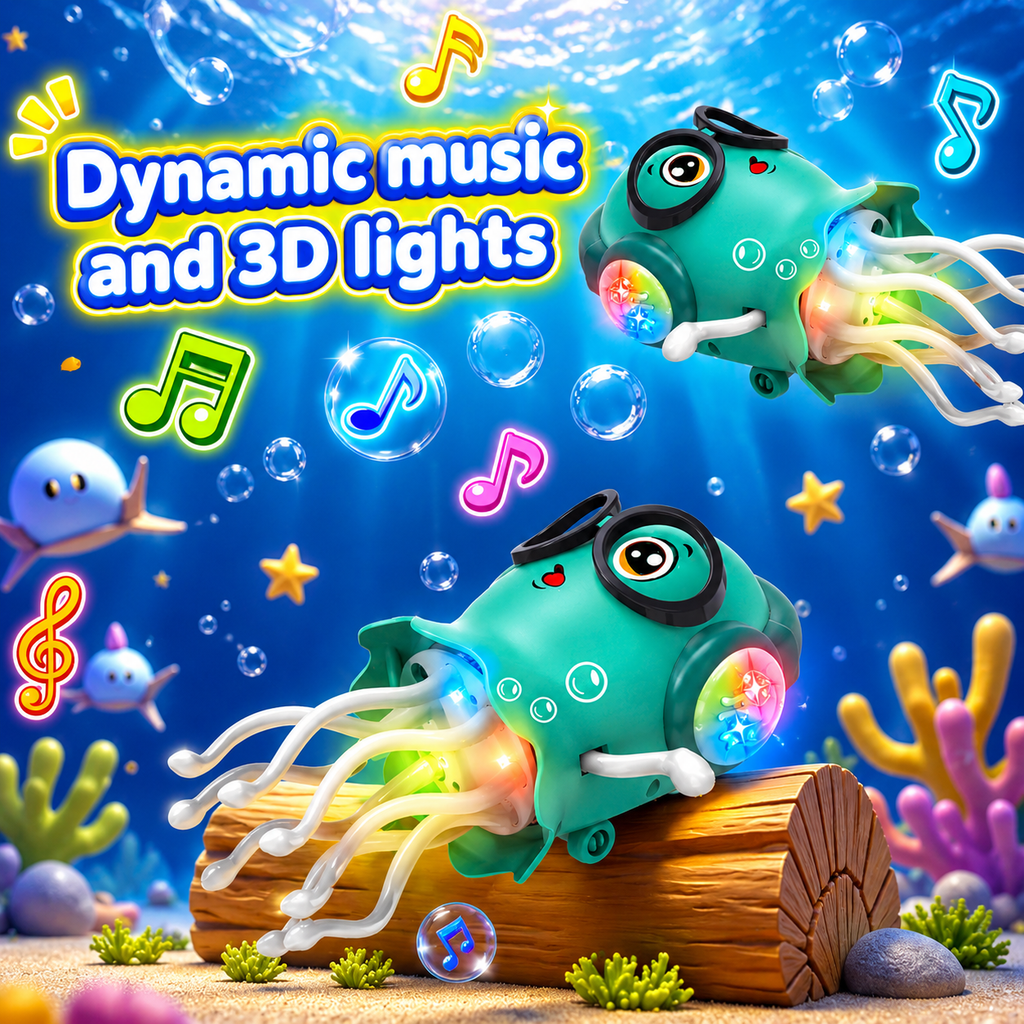 Twist - Jellyfish Musical Bump & Go Toy