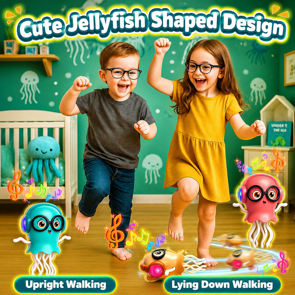 Twist - Jellyfish Musical Bump & Go Toy