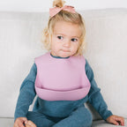 Set of 3 Cute Silicone Baby Bibs for Babies & Toddlers (10-72 Months) Waterproof, Soft, Unisex, Non Messy