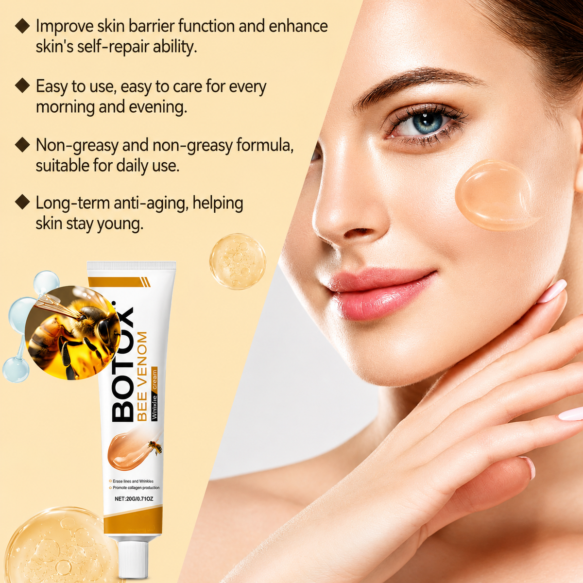 Bee Venom Botox Wrinkle Cream