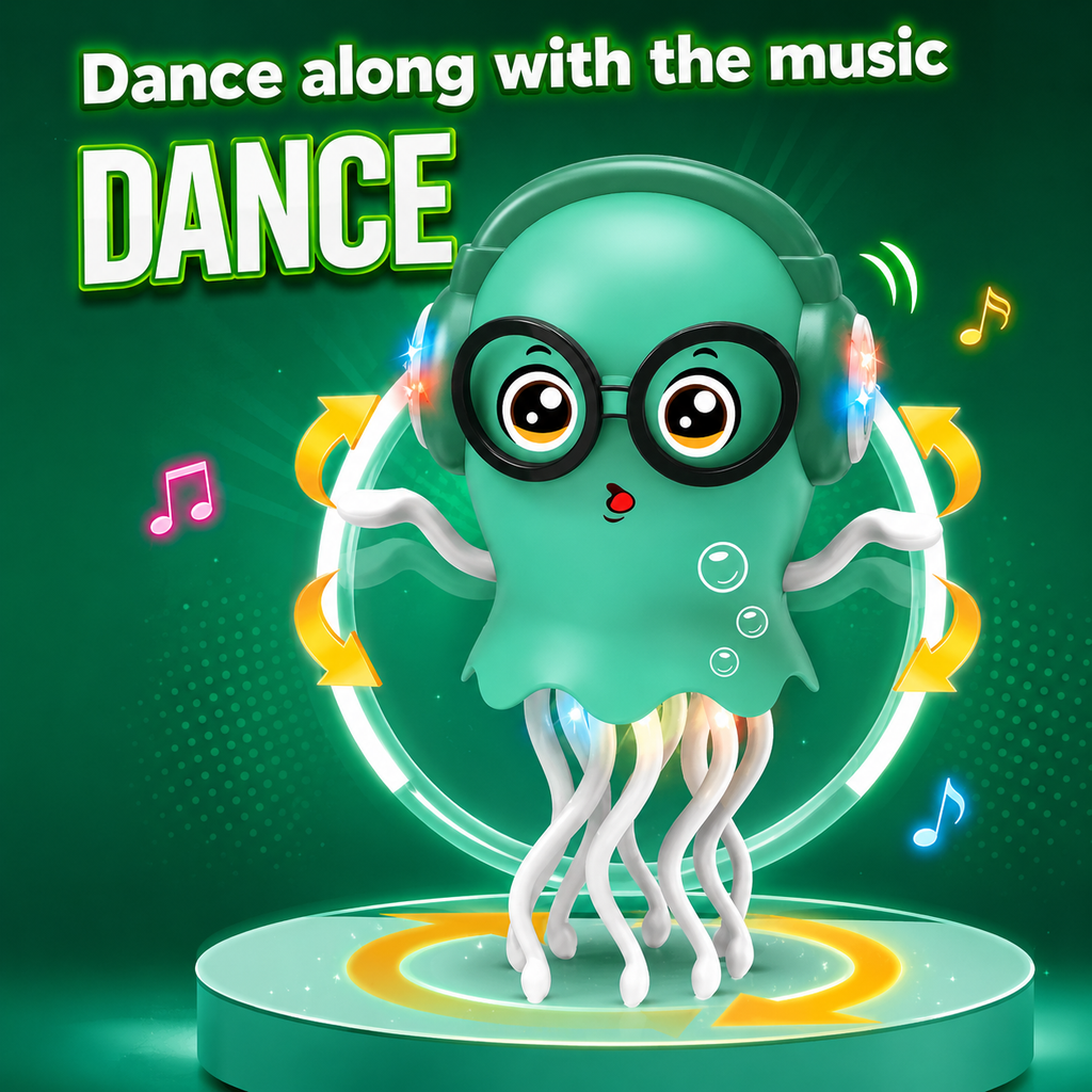 Twist - Jellyfish Musical Bump & Go Toy