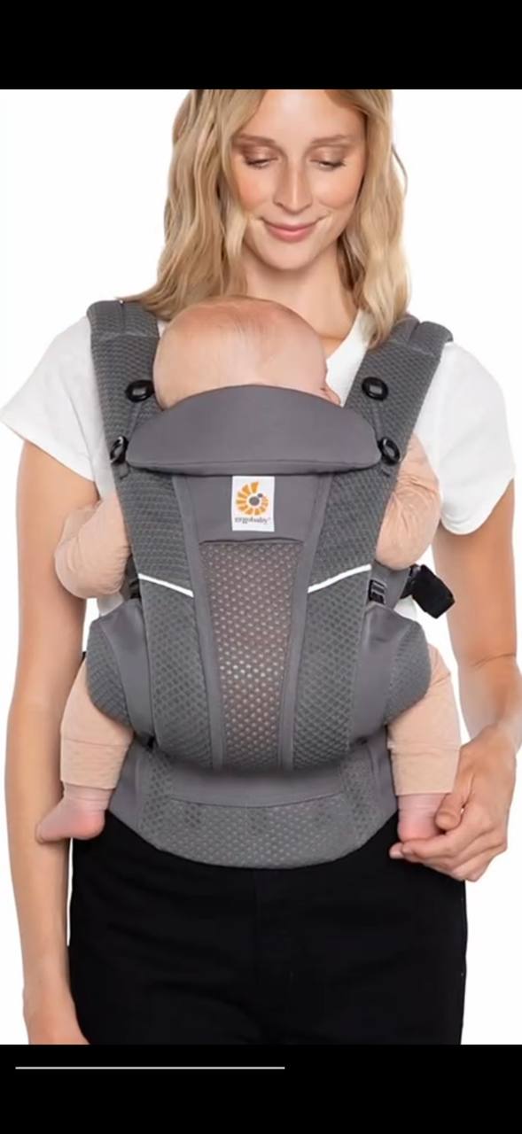Ergobaby Baby Carrier – SoftFlex Mesh Comfort Carrier (Pearl Grey)