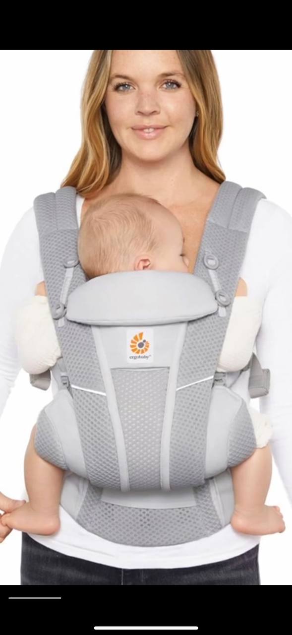 Ergobaby Baby Carrier – SoftFlex Mesh Comfort Carrier (Pearl Grey)